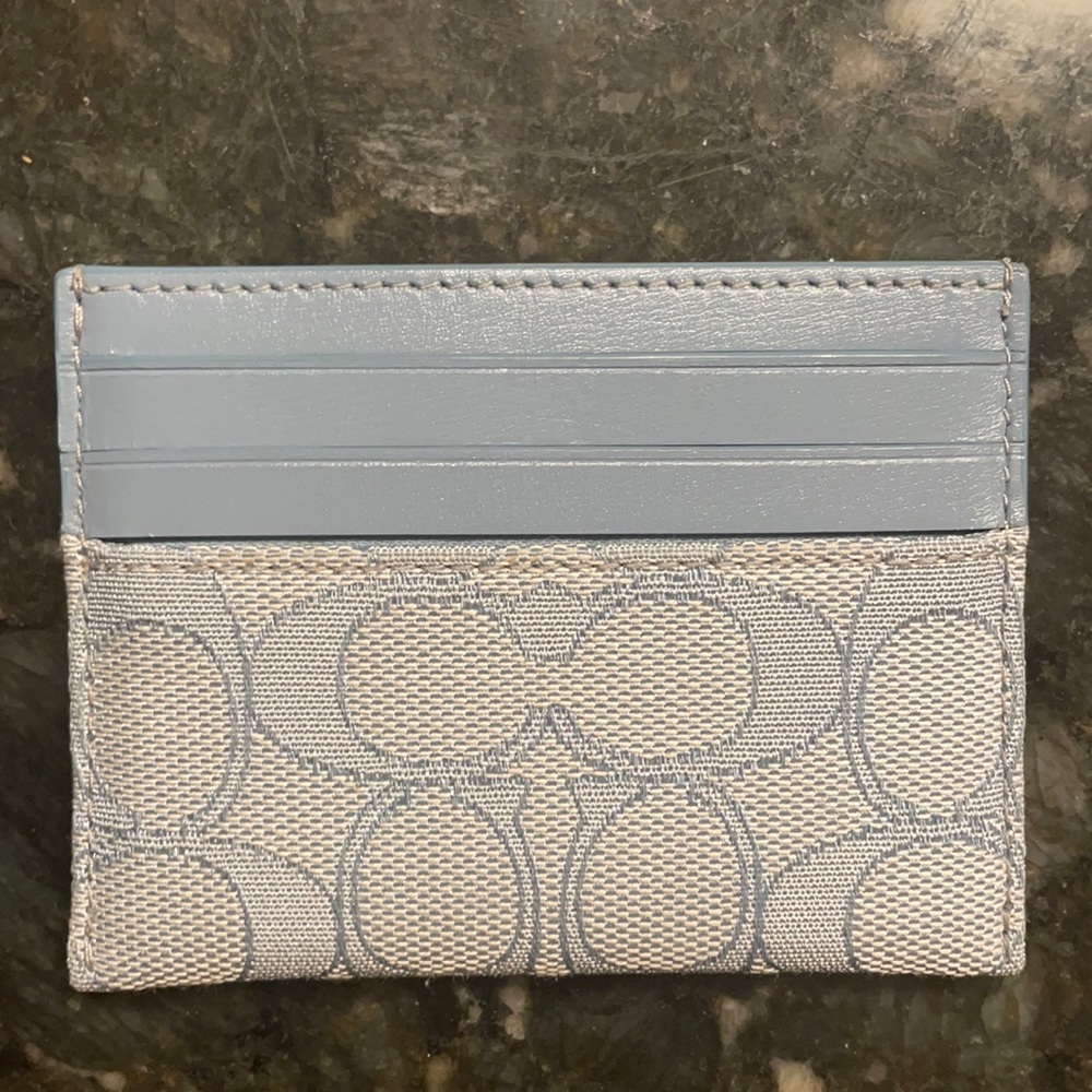Coach Jacquard Card Case